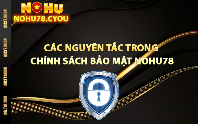 Các nguyên tắc trong chính sách bảo mật Nohu78